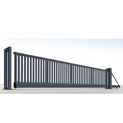 Modern Galvanized Modern Automatic Iron Entry Metal Sliding Gate Metal Driveway Gate Designs For Sale